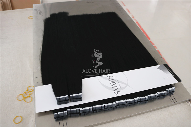 100g tape in hair extensions black tape in extensions